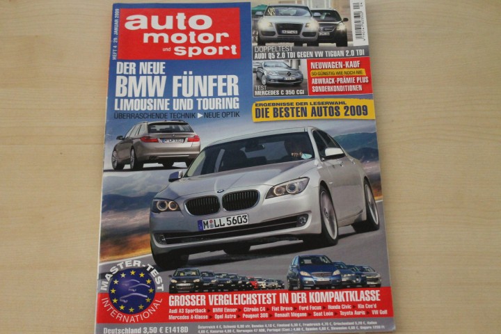 Deckblatt Auto Motor und Sport (04/2009)
